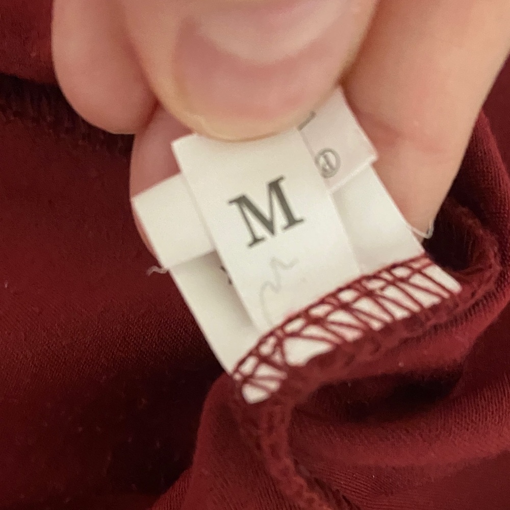 Women’s Sexy Burgundy Spaghetti Strap Slip Dress Draped Detail Maxi V-Neck Y2K - Picture 3 of 6